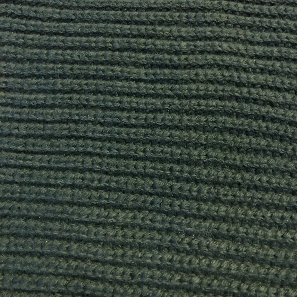 Women’s Dark EverGreen shaker stitch knit scarf